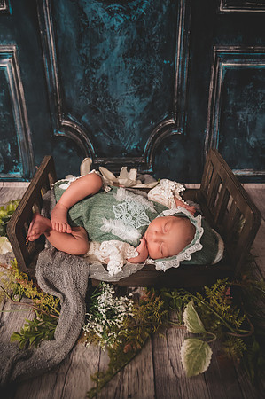 Newborn foot captured at Clinton studio.