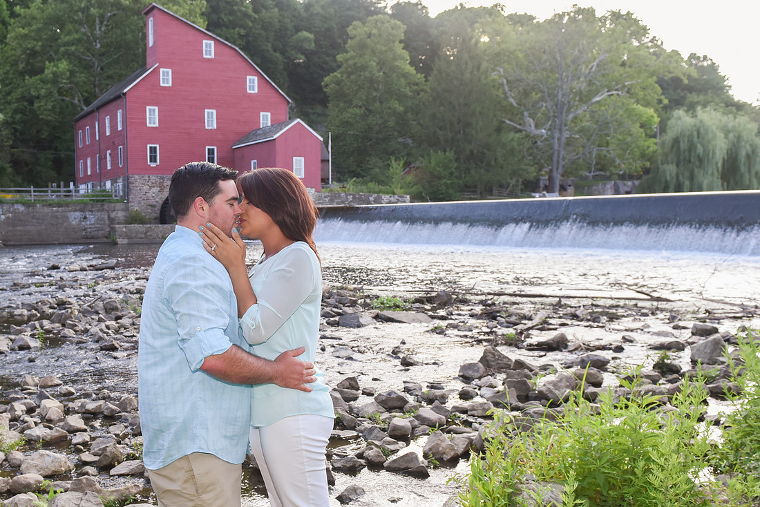 Clinton NJ Summer Engagement Session with Cherryville Photography
