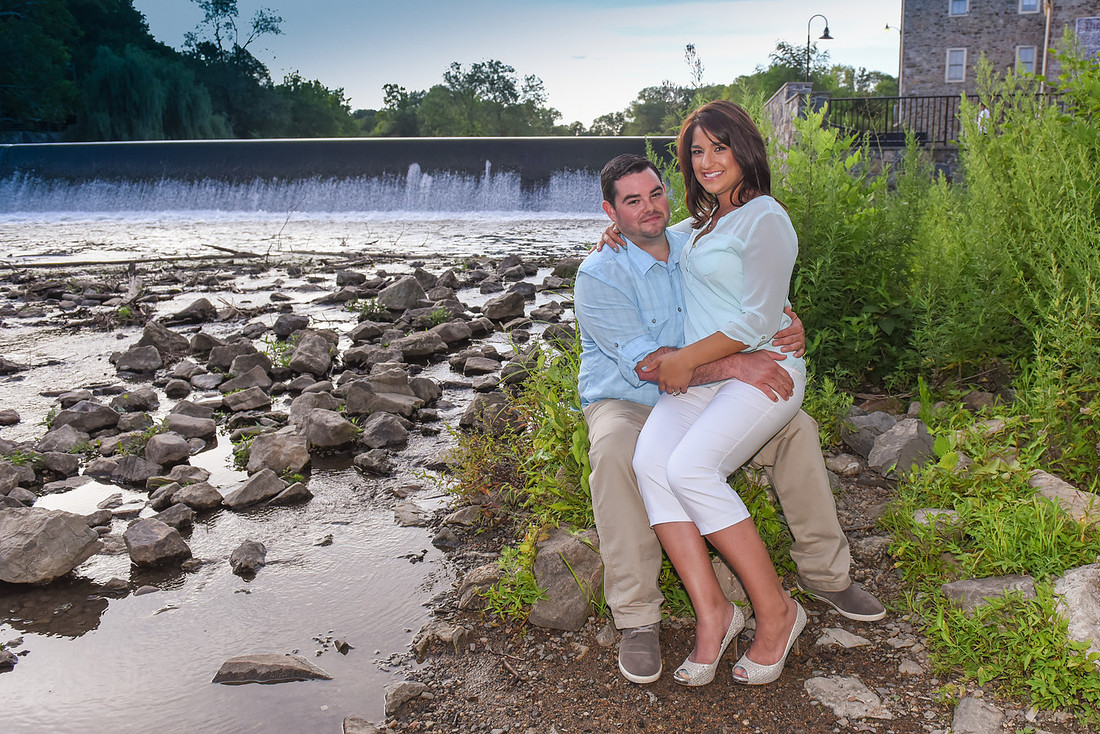 Clinton NJ Summer Engagement Session with Cherryville Photography