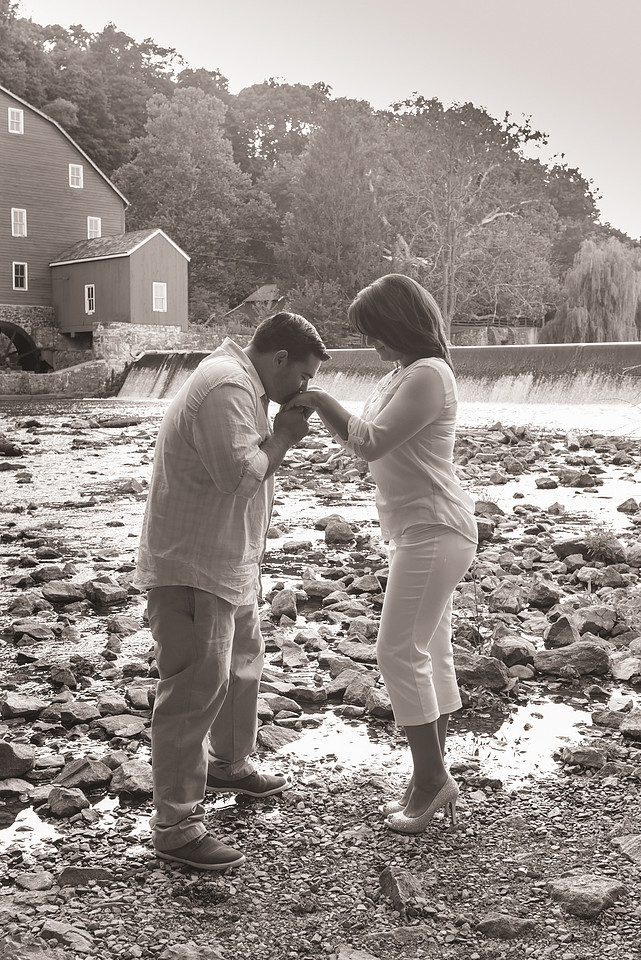 Clinton NJ Summer Engagement Session with Cherryville Photography