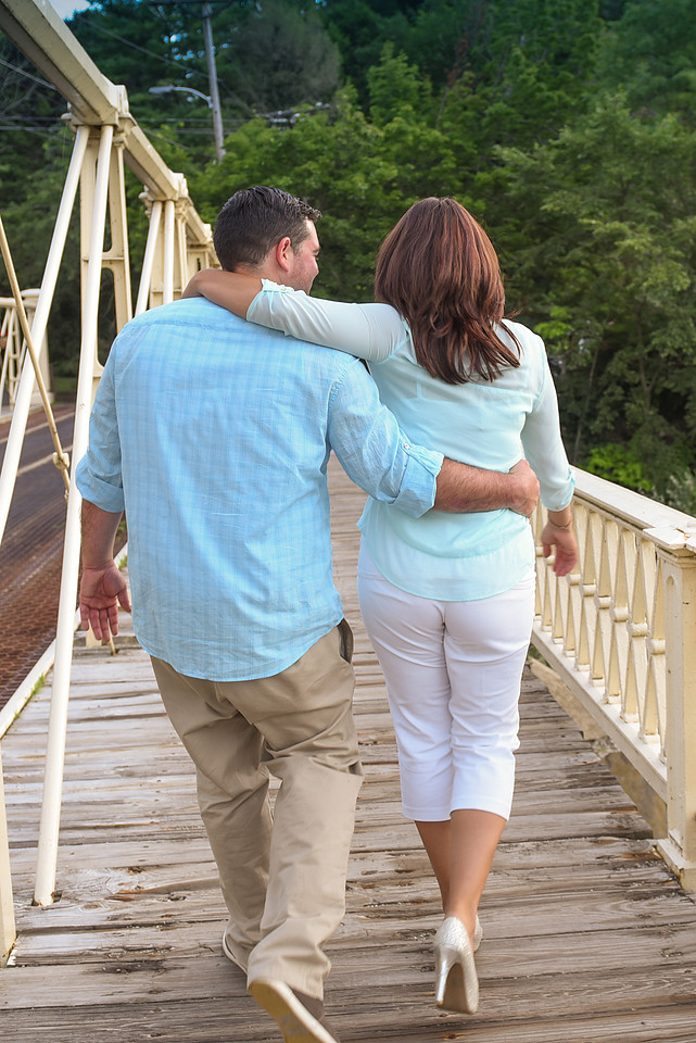 Clinton NJ Summer Engagement Session with Cherryville Photography