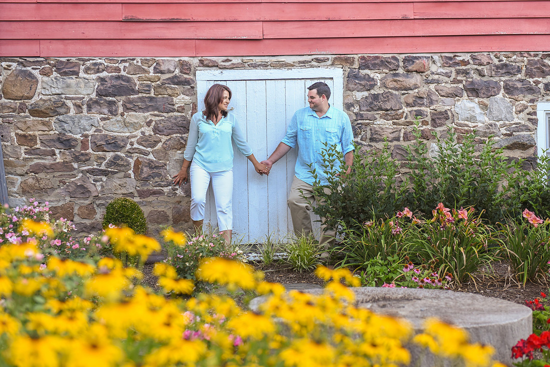 Clinton NJ Summer Engagement Session with Cherryville Photography