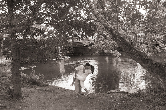Clinton NJ Summer Engagement Session with Cherryville Photography