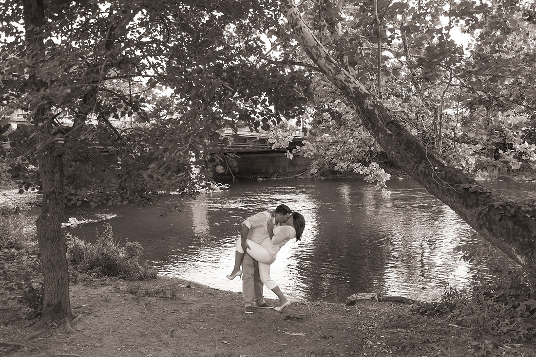 Clinton NJ Summer Engagement Session with Cherryville Photography