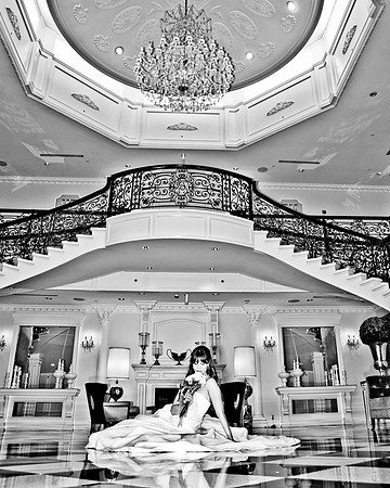 bride at Addison Park by NJ Wedding Photographer