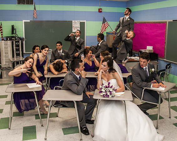 bridal-party, cherryville-photography, funny-wedding-pictures, high-school-sweethearts, nj-wedding-photographer, randolph-high-school