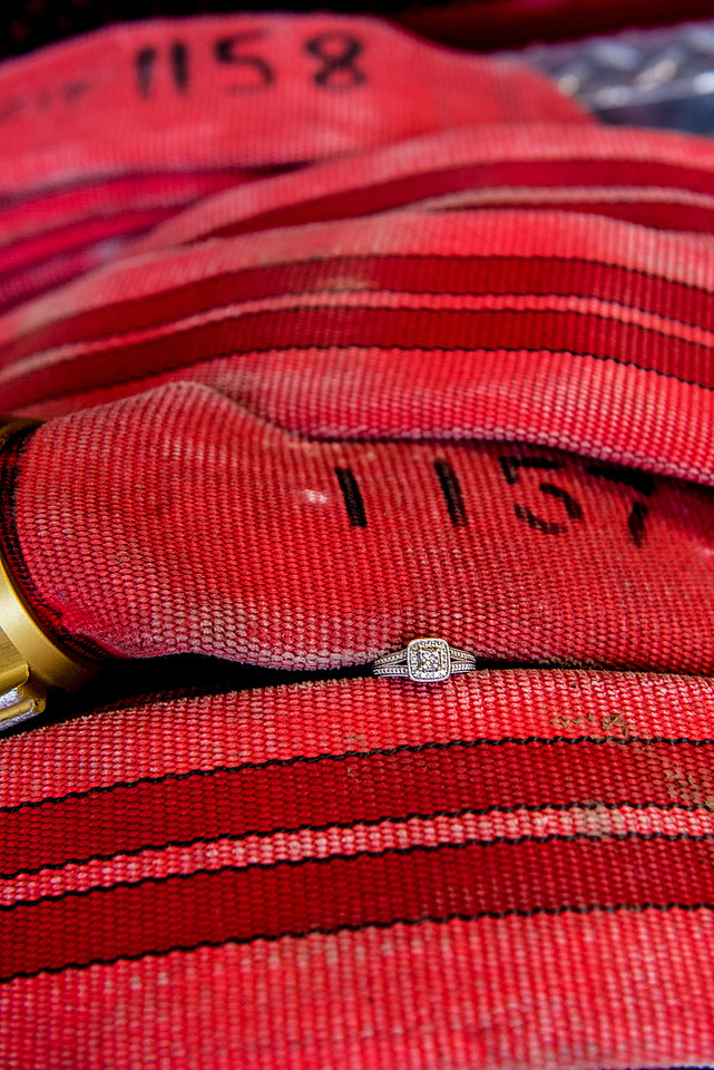 1,clinton-hunterdon-county-NJ-wedding-photographer, cute-sweet--fun-must-have-bride-groom-picture-firefighter-engagement