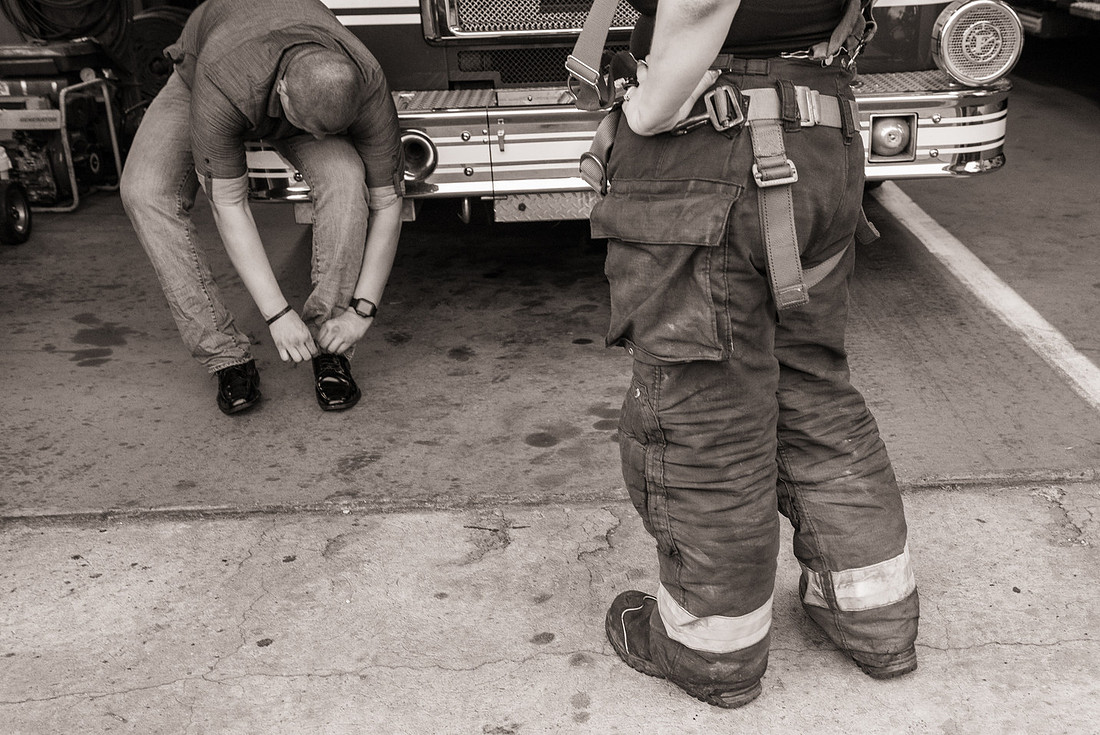 1,clinton-hunterdon-county-NJ-wedding-photographer, cute-sweet--fun-must-have-bride-groom-picture-firefighter-engagement