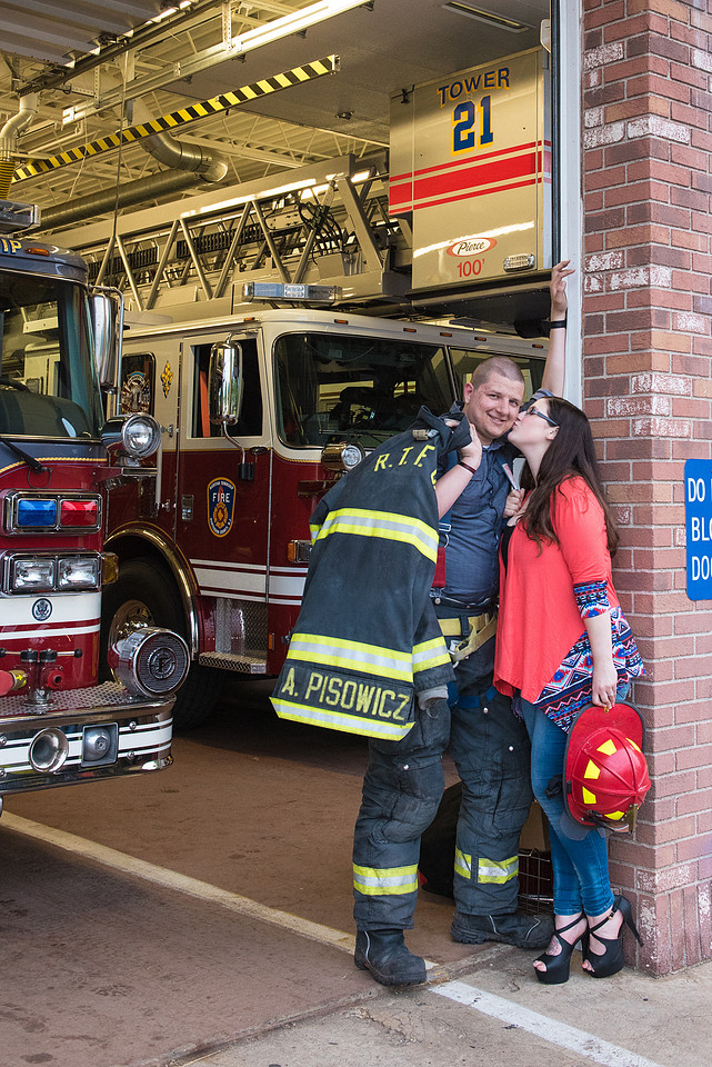 1,clinton-hunterdon-county-NJ-wedding-photographer, cute-sweet--fun-must-have-bride-groom-picture-firefighter-engagement