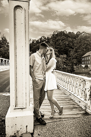 012Clinton NJ Engagement Session photographed by Cherryville Photography