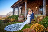 Fall wedding with Church Ceremony