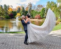 Fall Onsite Wedding with First Look