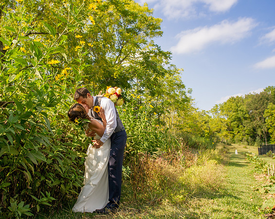sunflower bride and groom natirar nj wedding photographer
