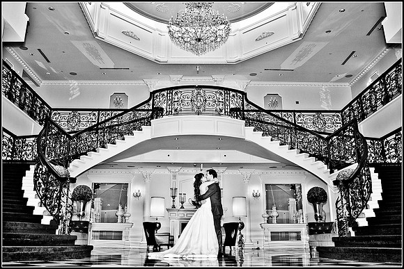 Bride and Groom in the Addison Park