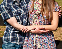 Close up of engagement ring by NJ Wedding photographer